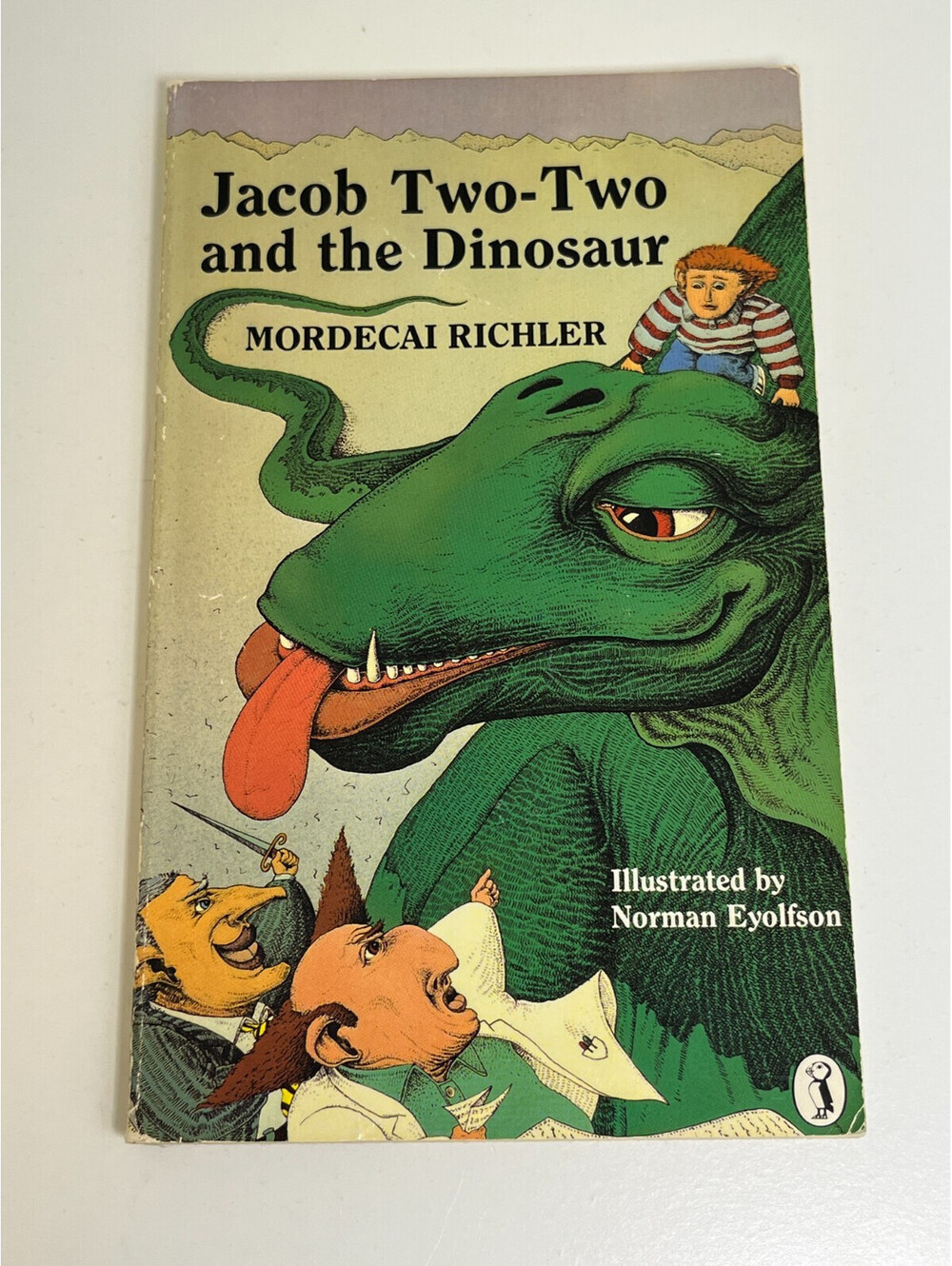 Jacob Two-Two and the Dinosaur Mordecai Richler Puffin 1988 Canadian Paperback